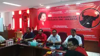 Gerindra menyambangi PDIP bahas Pilkada DKI. (Liputan6.com/Luqman Rimadi)