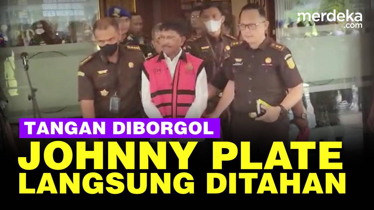 VIDEO: Resmi jadi Tersangka Korupsi, Johnny G Plate Ditahan Kejaksaan Agung
