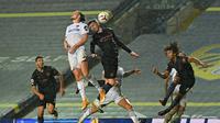 Laga Leeds United kontra Manchetser City berakhir imbang 1-1, Minggu (4/10/2020) dini hari WIB. (PAUL ELLIS / POOL / AFP)