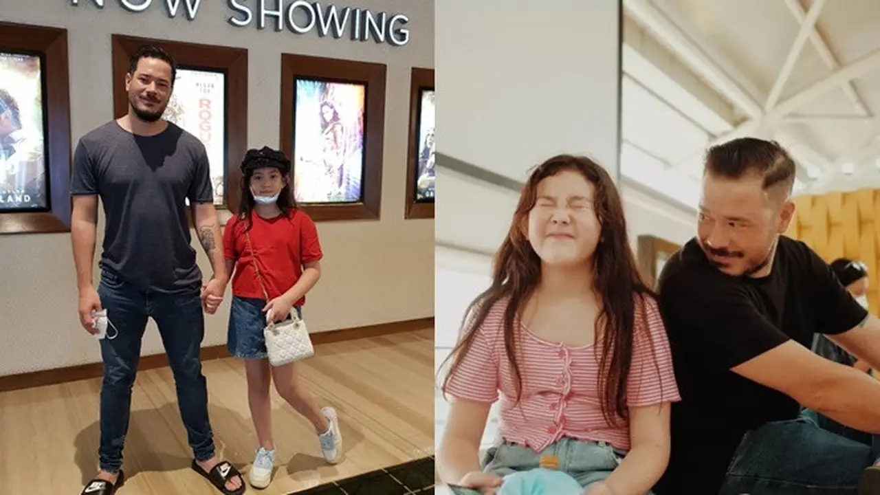 6 Potret Kedekatan Mikha Anak Nafa Urbach dengan Zack Lee Sang Ayah, Kompak