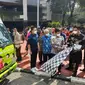 Wamenkes Dante Saksono Harbuwono melepas Mobil Edukasi Dengue di Gedung Kemenkes Jakarta, Selasa, 5 Juli 2022. (Dok. Kemenkes)