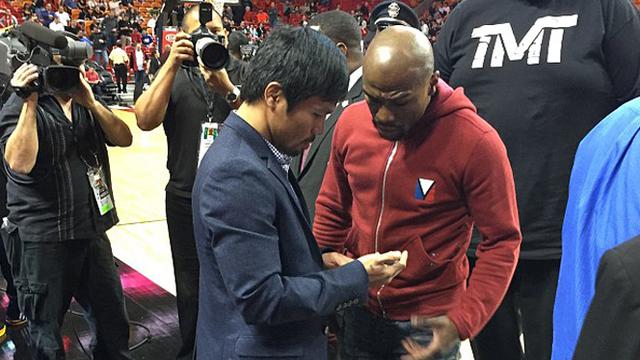 Mayweather dan Pacquiao Bertemu di NBA