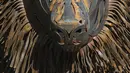 Patung singa yang terbuat dari besi tua dipajang di Shahreza Metal Zoo di pusat kota Shahreza sekitar 425 kilometer selatan ibu kota Teheran, Iran pada 13 Oktober 2021. Mereka membuat Kebun Binatang Logam Shahreza untuk menunjukkan dukungan pada kampanye hak-hak binatang. (AP Photo/Vahid Salemi)