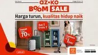 AZKO BOOM SALE 2026 Bawa Kabar Baik, Belanja Kebutuhan Rumah dan Gaya Hidup jadi Lebih Hemat