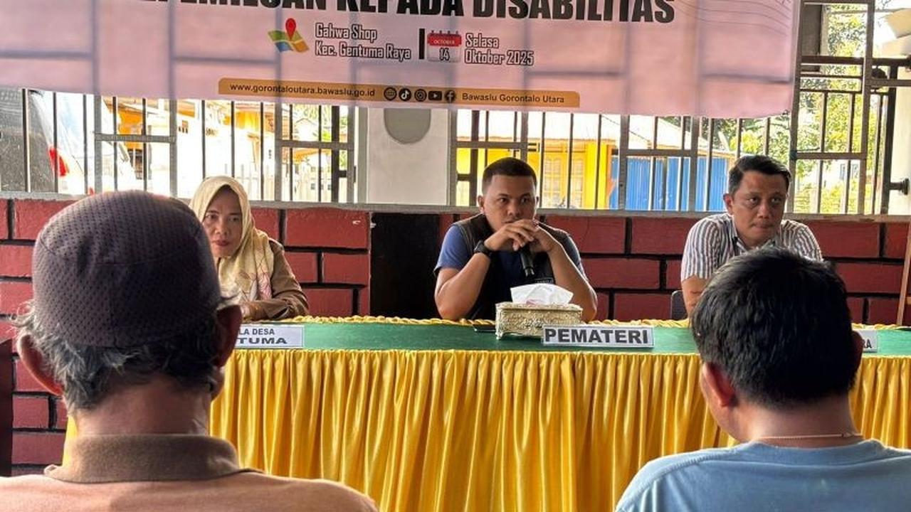 Bawaslu Gorontalo Utara Pastikan Hak Pilih Disabilitas Terjaga: Pemilu Inklusif Tanggung Jawab Bersama