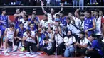 Jakarta LavAni Livin' Transmedia memetik tiga poin penuh dalam penampilan pertama di babak Final Four Proliga 2026 di Jawapos Arena, Surabaya, Jumat (3/4/2026). (Dok. PBVSI)
