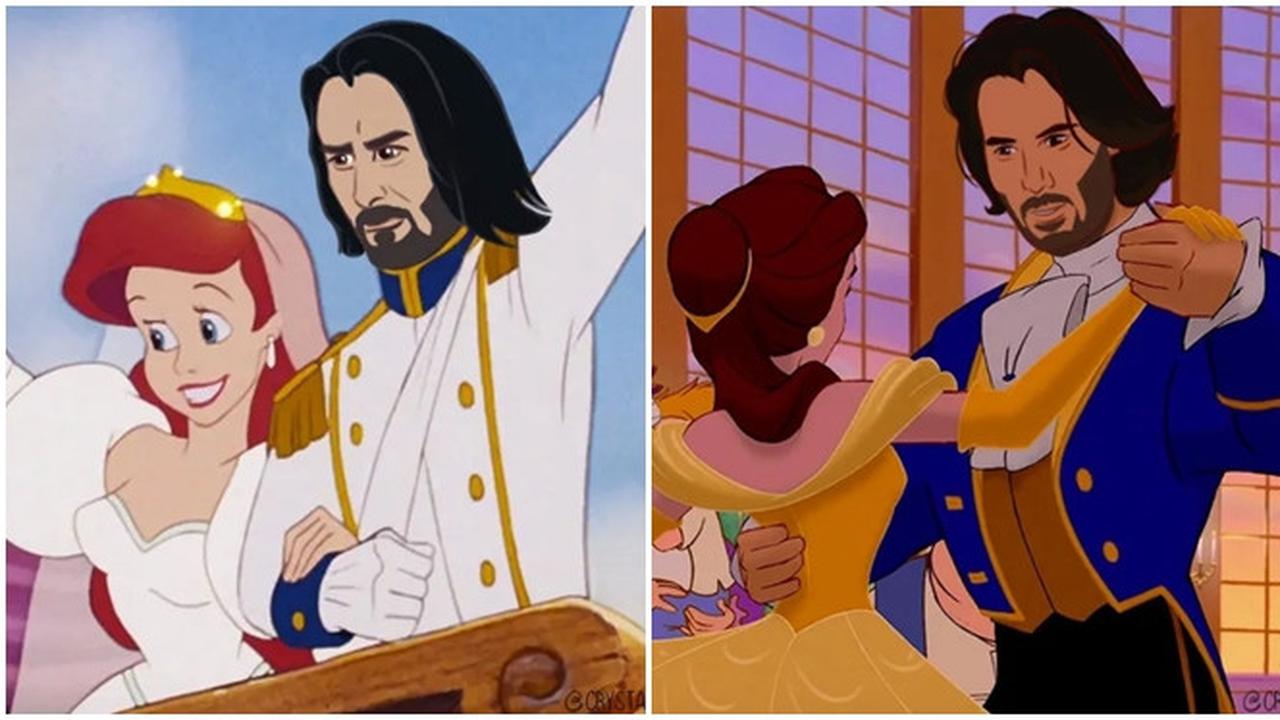 Ini Jadinya Keanu Reeves Jadi Pengeran Disney, 7 Potretnya Tampan Abis