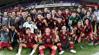 Sirisak Yodyadthai menyebut tekad dan motivasi besar yang diberikannya kepada para pemain jadi kunci keberhasilan Timnas Thailand ke fase knock out. (dok. AFC Asian Cup 2019)