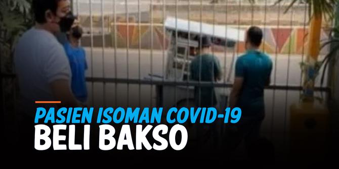 VIDEO: Pasien Positif Covid-19 Beli Bakso, Satpol PP Cek Kondisi Penjual
