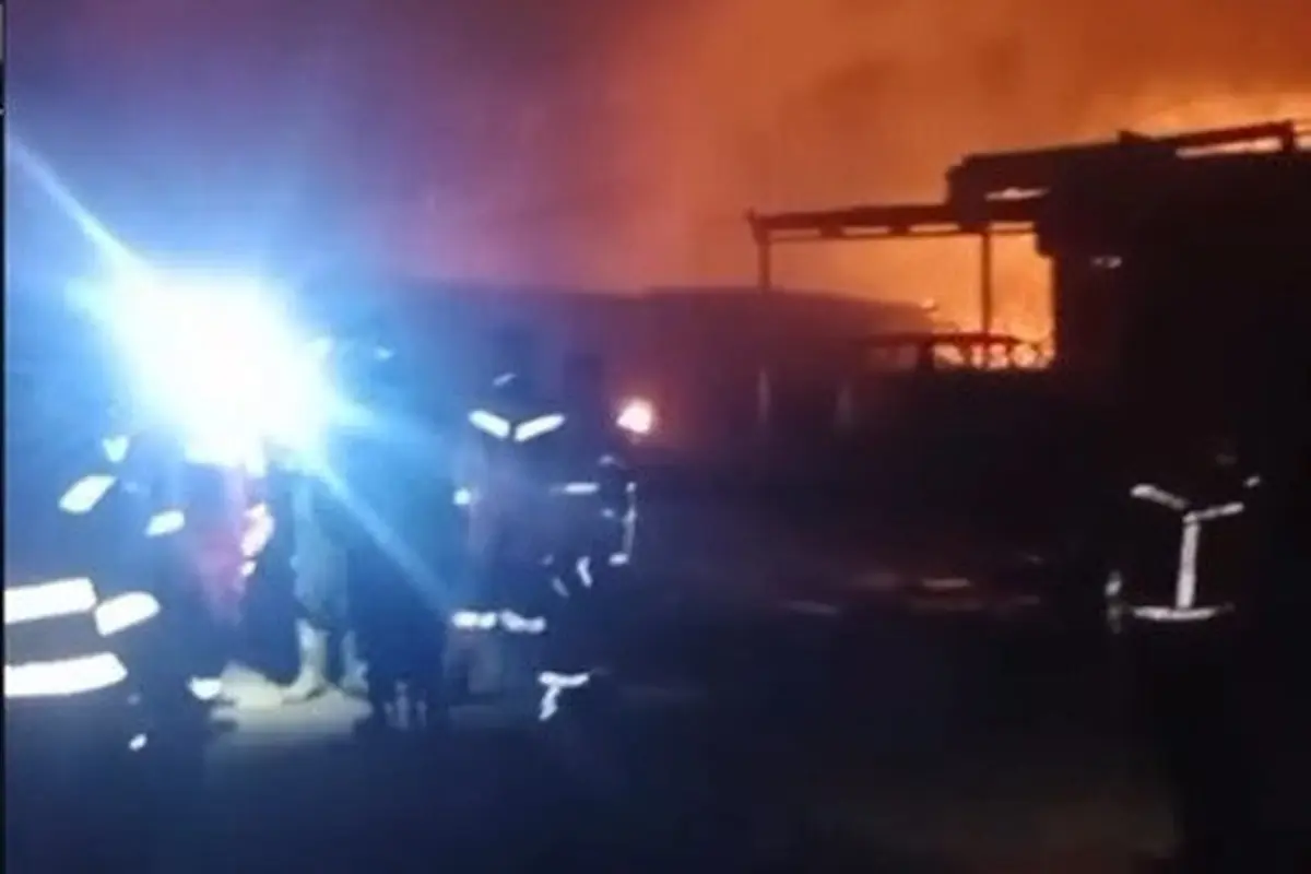 SPBE di Bekasi terbakar. (Foto: Damkar Kota Bekasi)