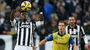 Penjualan jersey dari Juventus berada pada posisi kedelapan dengan angka 480.000 per tahun. Jersey bernama Paul Pogba menjadi salah satu yang terlaris. (AFP Photo/Marco Bertorello) 