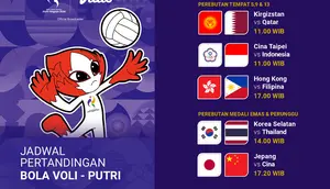 Nonton Asian Games 2026 Women’s Volleyball: Hari Penentuan dan Perjuangan Indonesia Hanya di Vidio