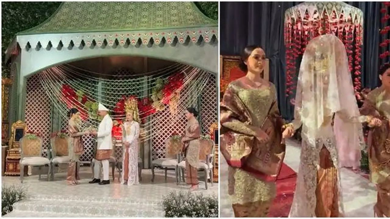 Pernikahan Adat Palembang Rasyid Rajasa dan Tamara Kalla. (credit: instagram.com/ruby_26)