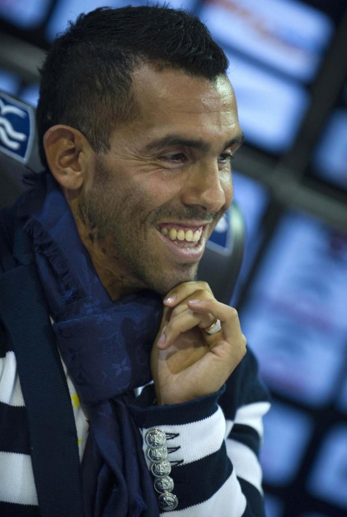 Aksi Carlos Tevez berseragam baru Boca Juniors