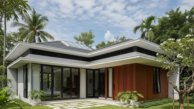 9 Contoh Rumah 1 Lantai Atap Dak untuk Area Multifungsi, Tren Hunian Modern