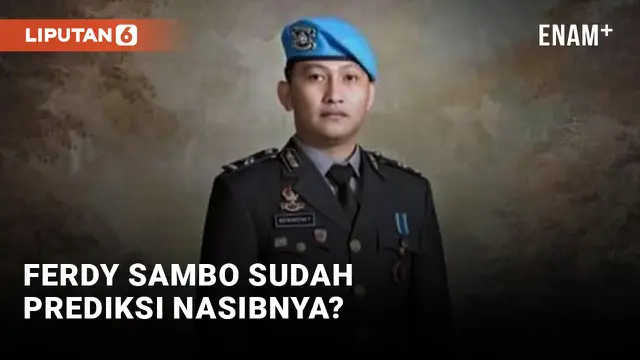 Ferdy Sambo Sudah Prediksi Nasibnya Sendiri?