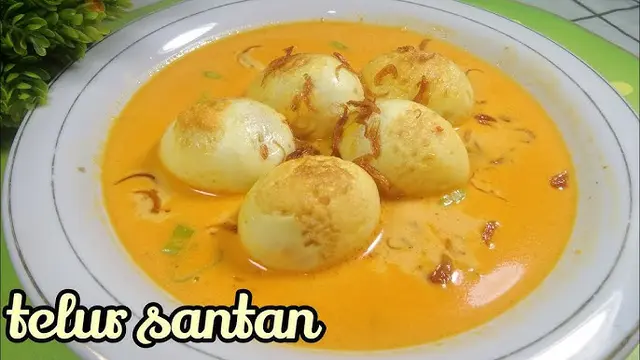 Resep Telur Kuah Santan Simpel