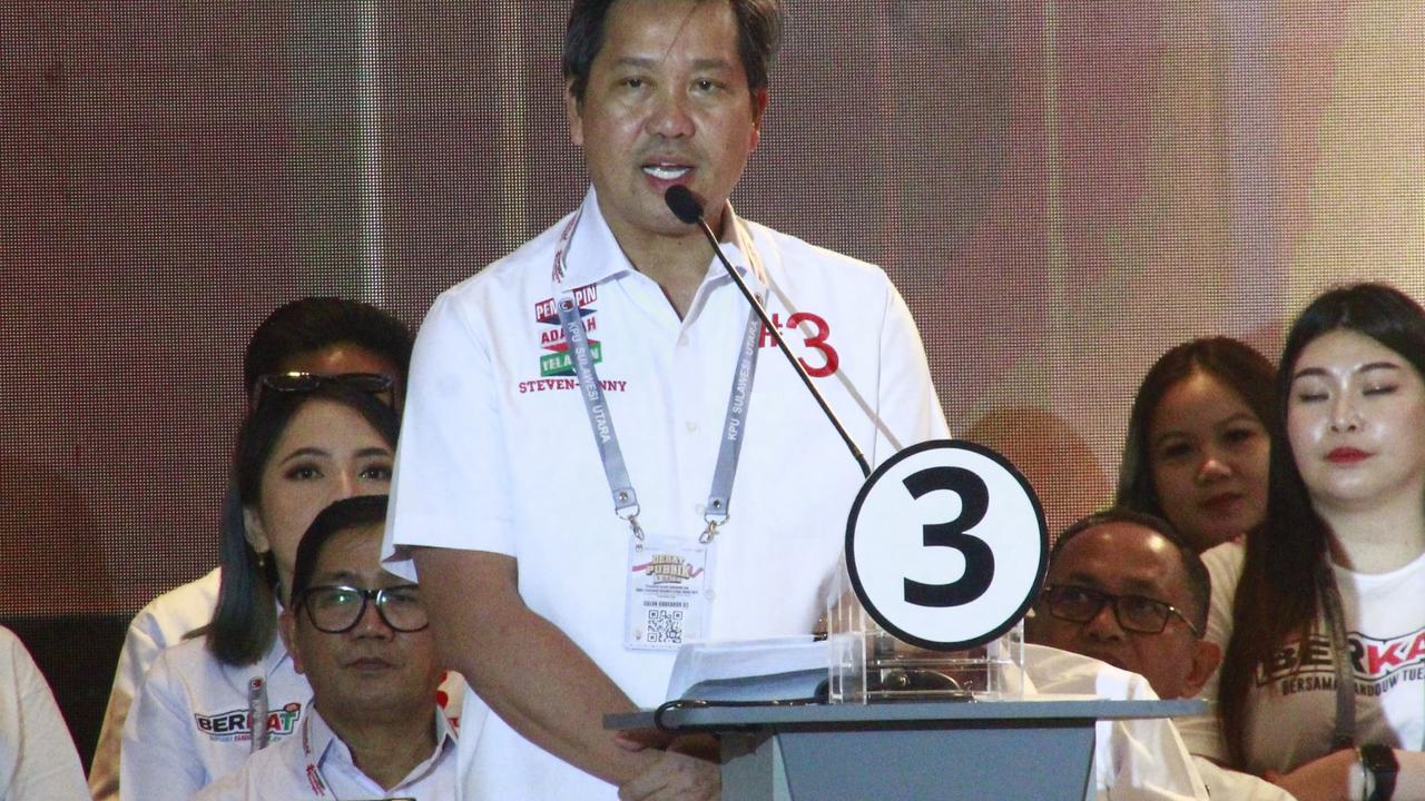 Steven Kandouw dan Alfred Denny Tuejeh Saat Debat Ketiga Pilgub Sulut