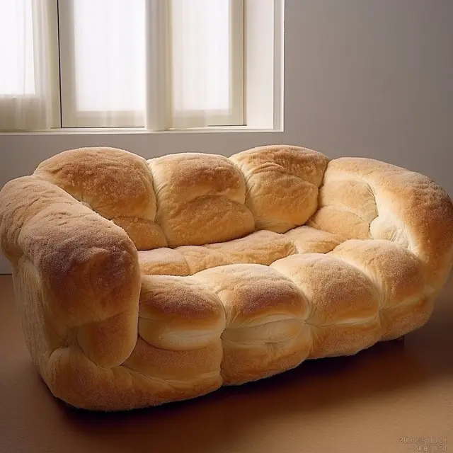 6 Desain Sofa Bentuk Roti Ini Unik Banget, Jadi Ingin Makan
