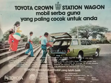 Toyota Crown station wagon pernah masuk dan dijual resmi oleh Toyota Indonesia. (Source: Instagram/@rayuaniklan)