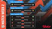 Jadwal Lengkap Liga 2 2022 Pekan Kedua Live Vidio 3-5 September 2022 : Ada 6 Laga