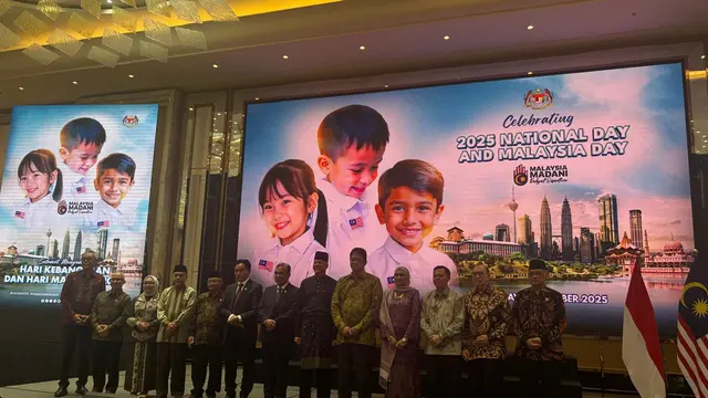 Resepsi Hari Kebangsaan Malaysia ke-68 dan Hari Malaysia ke-62, Selasa (7/10/2025), di The St. Regis, Jakarta.