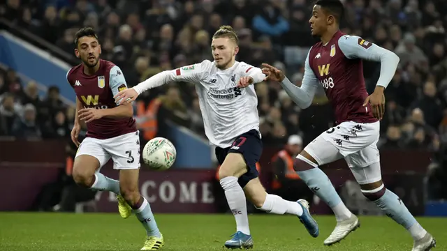 Mainkan Skuad Muda, Liverpool Dihajar Aston Villa 5-0
