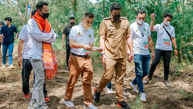 Raffi Ahmad di Medan Zoo