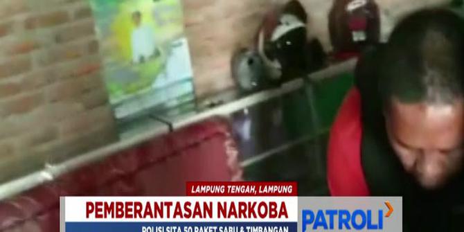 Ini Temuan Polisi Saat Rumah Bandar Narkoba di Lampung Digerebek