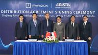 Arista Gandeng Farizon Auto China Bawa Kendaraan Niaga Listrik ke Indonesia (ist)