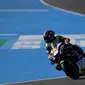 Johann Zarco saat mengaspal di Sirkuit Jerez, Spanyol, pada MotoGP 2020. (JAVIER SORIANO / AFP)