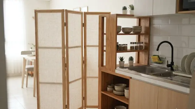 Ide Sekat Area Cuci Piring untuk Dapur Kecil