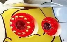 10 Potret Lampu Belakang Mobil Jadi Mata Karakter Kartun, Bikin Tampak Lucu dan Unik!