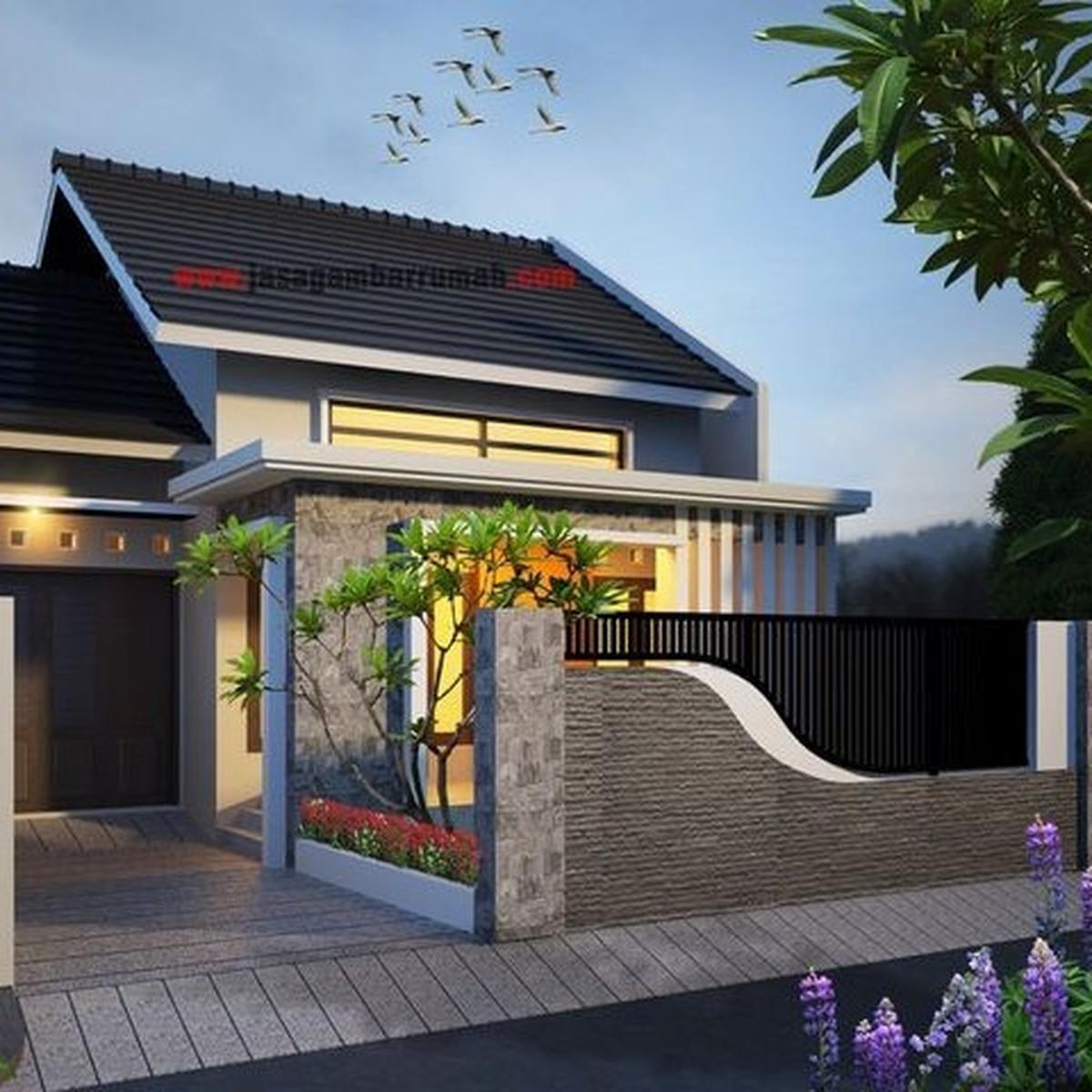 Model Pagar Tembok Minimalis