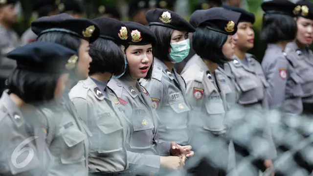 20170331-Polwan Cantik Jaga Aksi 31 Maret-Fanani