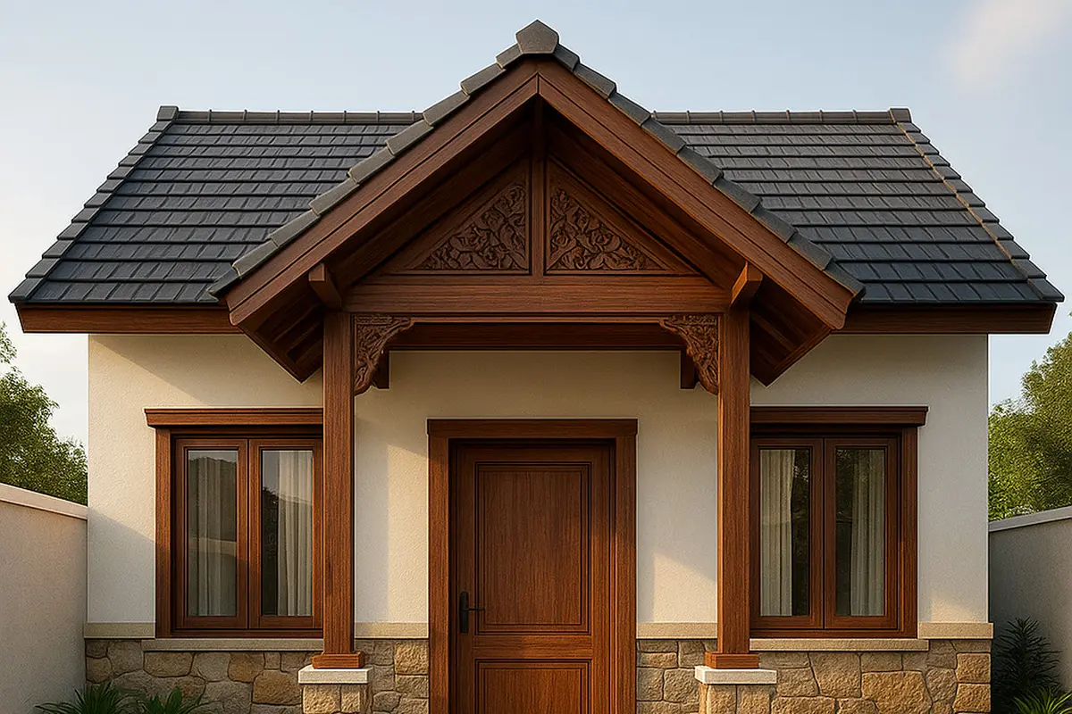 Rumah Sederhana 6x9 tapi Terlihat Mewah dengan Biaya Minim/ Image by AI