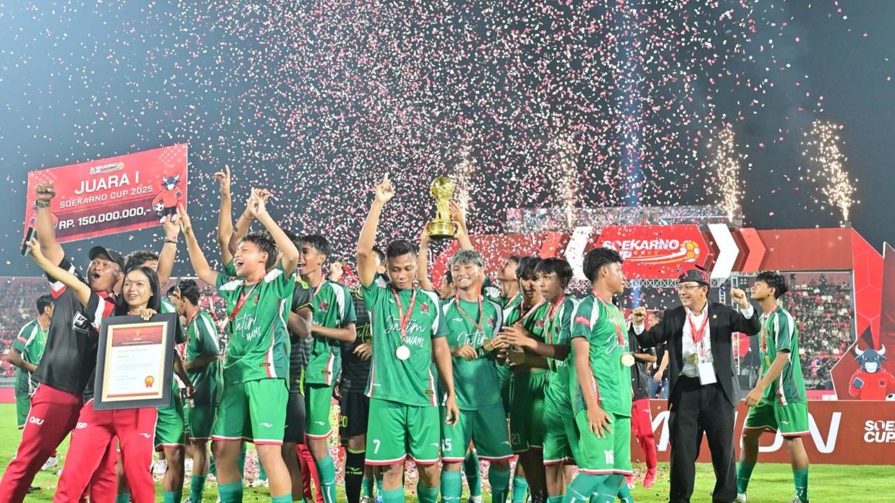 Banteng Jatim Juara Soekarno Cup 2025
