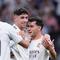 Real Madrid vs Girona: Selebrasi Federico Valverde bersama Brahim Diaz, 11 April 2026.