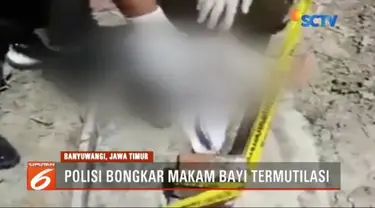 Seorang warga Banyuwangi temukan mayat bayi yang termutilasi di dalam kolam lele.