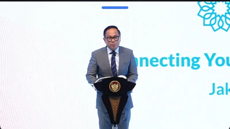 Wakil Menteri BUMN Kartika Wirjoatmodjo dalam pembukaan BSI International Expo 2024, di JCC Senayan, Jakarta, Kamis (20/6/2024). (Arief/Liputan6.com)