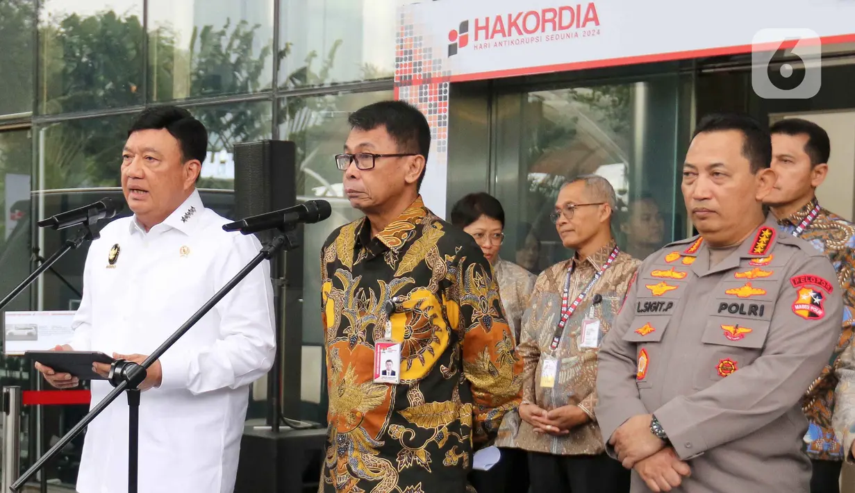 Komisi Pemberantasan Korupsi (KPK) berharap, kegiatan Hakordia 2024 dapat menjadi momentum penting dalam memperkuat komitmen bersama. (Liputan6.com/Herman Zakharia)