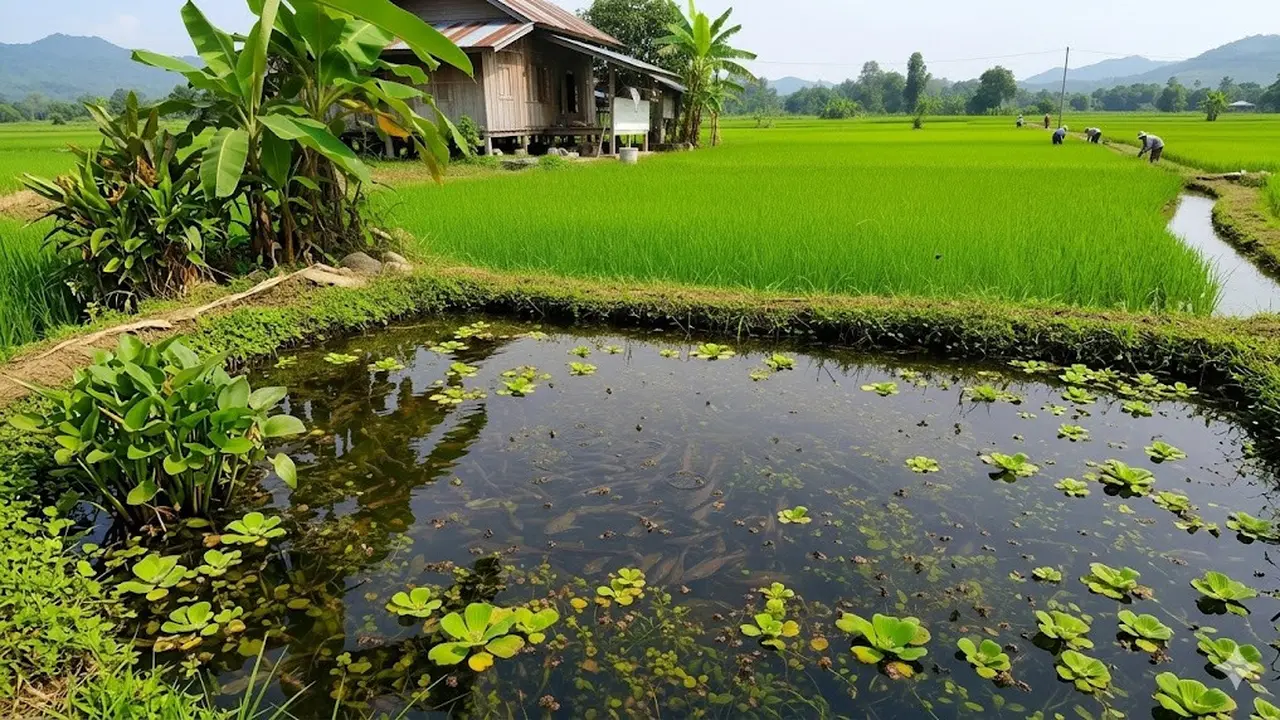 Jenis Ikan yang Cocok Dipelihara Dekat Sawah karena Pakan Alaminya Melimpah/Gemini AI