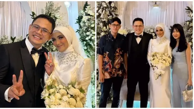 6 Potret Pernikahan Nadya Mustika dan Iqbal Fitrah, Keluarga Mempelai Wanita Tak Hadir