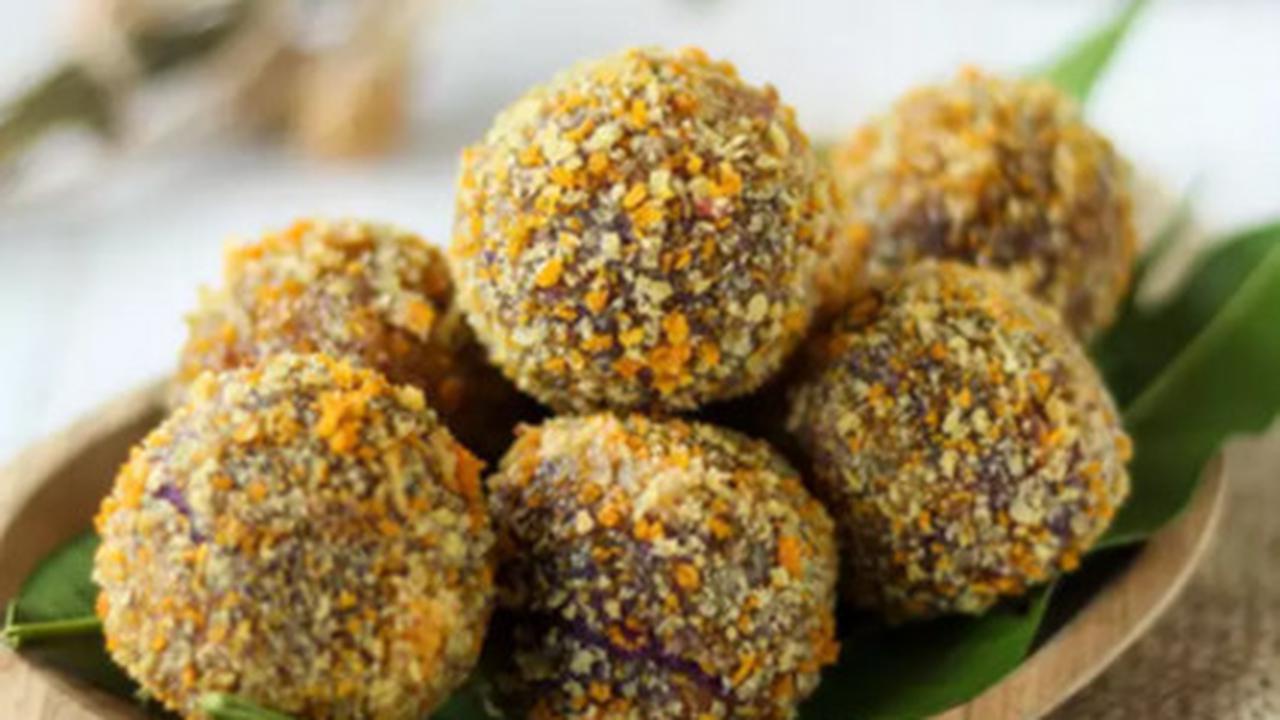 4. Bola-Bola Ubi Cokelat<br>