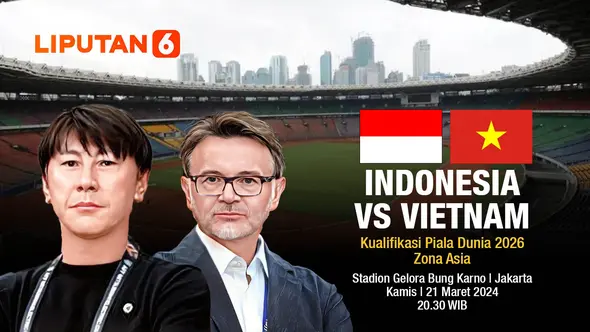 <p>Banner Infografis Timnas Indonesia vs Vietnam di Kualifikasi Piala Dunia 2026 Zona Asia&nbsp;(Liputan6.com/Abdillah)</p>