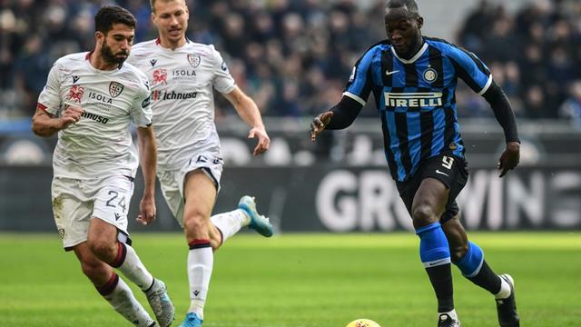 Penyerang Inter Milan, Romelu Lukaku.