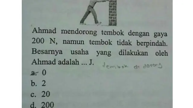 6 Jawaban Nyeleneh Murid saat Ulangan Pelajaran IPA Ini Kocak