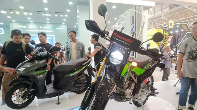 Kawasaki Luncurkan Tiga Model Baru di Jakarta Fair 2026, Modenas Brusky 125 Jadi Sorotan