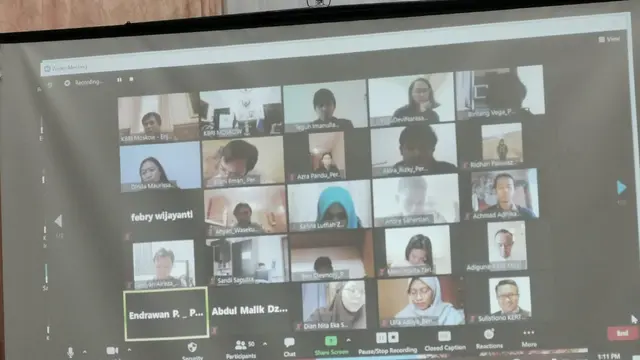 Banyak mahasiswa Indonesia dari berbagai penjuru Rusia yang hadir ke acara IRYA secara virtual.
