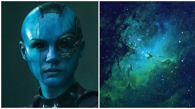 Potret Cocoklogi Kostum Nebula Avengers vs Galaksi Nebula